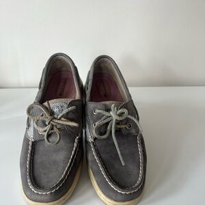 Sperry Women’s Gray Suede Boat Shoes